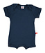 Summersuit / baby body organic cotton dark blue 50-56
