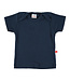 T shirt shortsleeve organic rib cotton dark blue