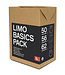 Limobasics pack (set shirt, pants, bib and hat) black, size 50