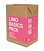 Limo basics Limobasics pack (set shirt, pants, bib and hat) fuchsia 62