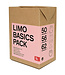 Limobasics pack (set shirt, pants, bib and hat) pink size 56