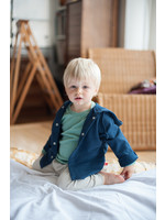 Limo basics Baby jacket organic sweatshirt navy blue 50/56
