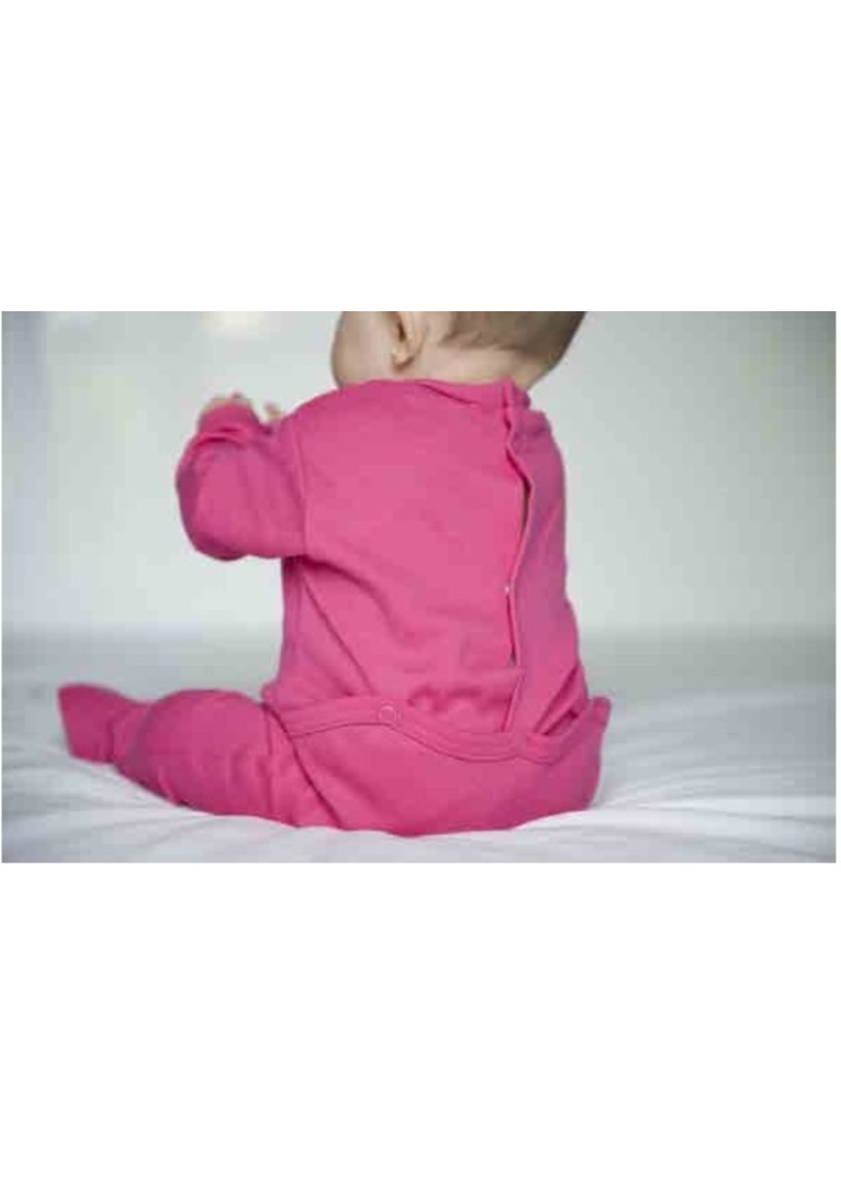Limo basics Baby body / pyjama suit pink organic cotton
