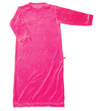 Limo basics Sleepingbag organic velour 4-8 months fuchsia