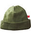 Baby hat velour 0-3 months olive green