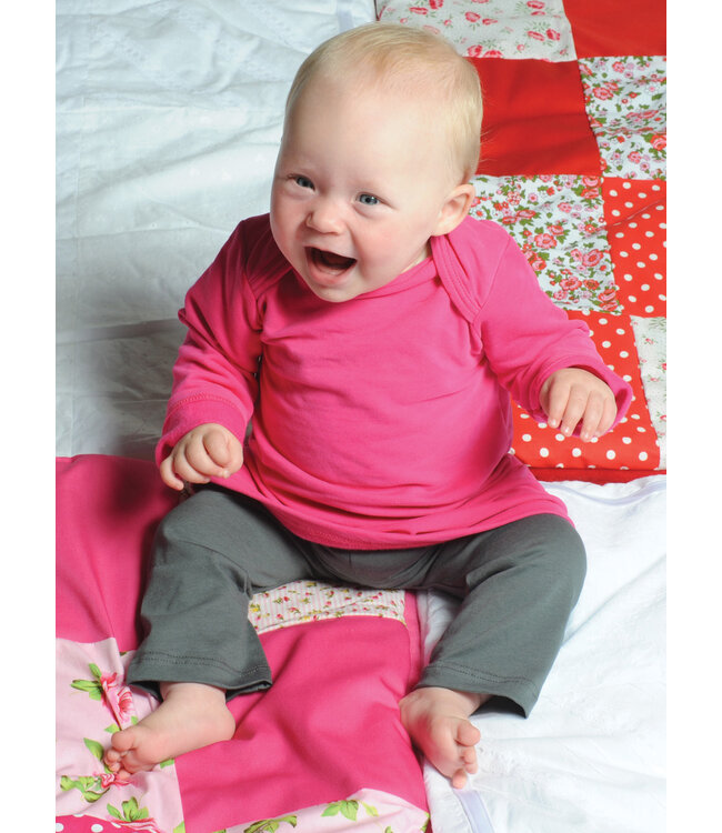 Babydress sweatshirt pink 74-80