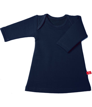 Limo basics Baby dress sweatshirt navy blue - organic cotton