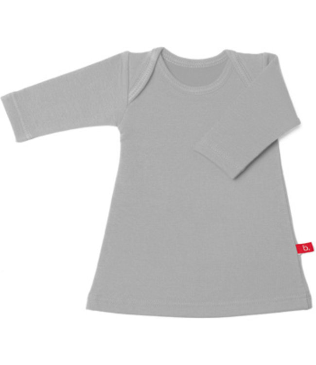 Babydress sweatshirt 62-68 grey organic cotton