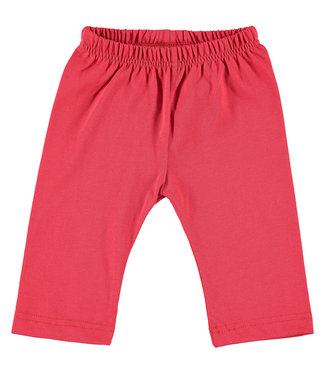 Limo basics Lange broek rood 50-56 biologisch katoen zomer