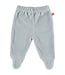 Limo basics Baby trousers grey with feet velour 62