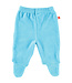 Baby trousers with feet velour aqua 56