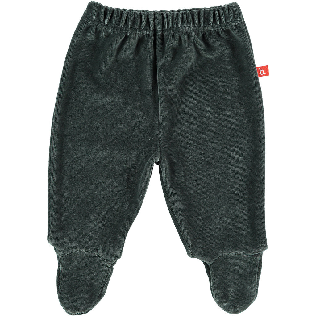 Isla & Fraser Organic Cotton Footed Baby Trousers - Oat