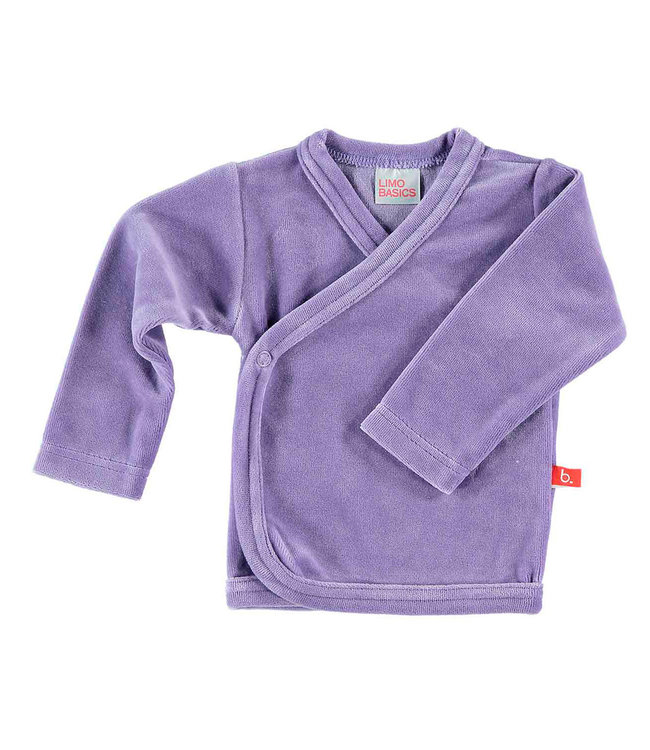 Kimono shirt velour lilac 50cm