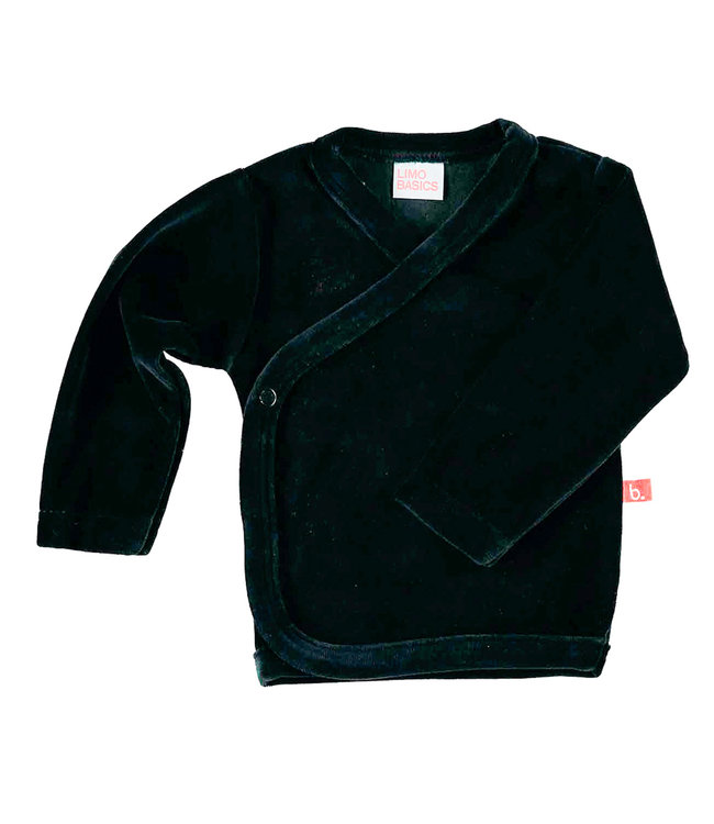 Kimono shirt velour black 62