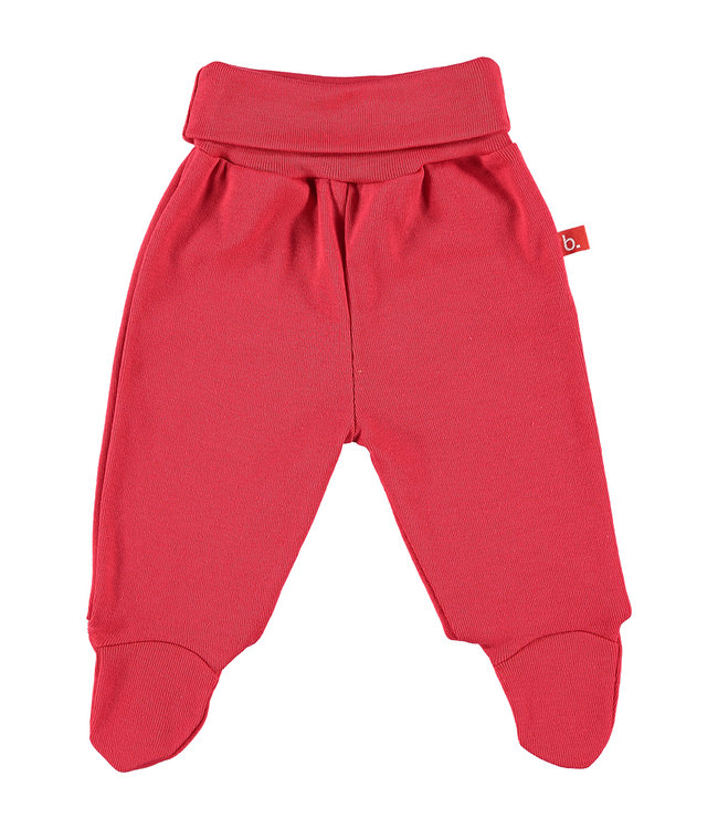 Baby trousers organic cotton red size 62