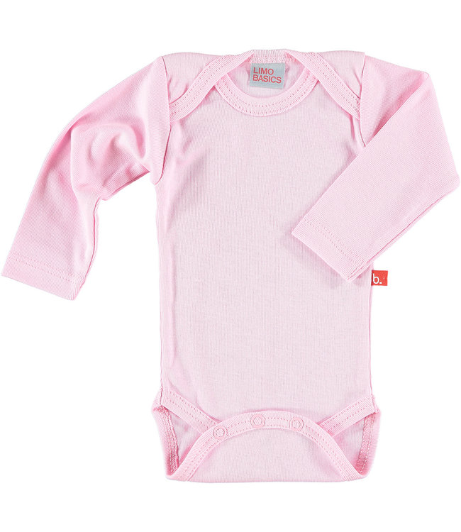 Body organic cotton long sleeve pink 50-56