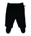 Baby trousers with feet velour black 56