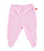 Limo basics Broekje velours met voet roze