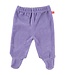 Limo basics Baby trousers with feet velour lilac