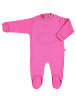 Limo basics Baby body / pyjama suit organic cotton fuchsia 62-68