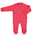 Boxpakje / pyjama met voet biologisch katoen rood 74/80