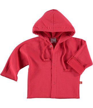 Limo basics Baby jacket organic sweatshirt red 62/68