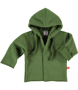 Limo basics Baby jacket organic sweatshirt olive green 50/56