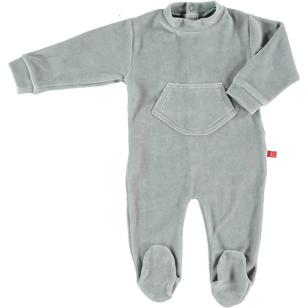 Velours boxpakje met voetjes new arrivals