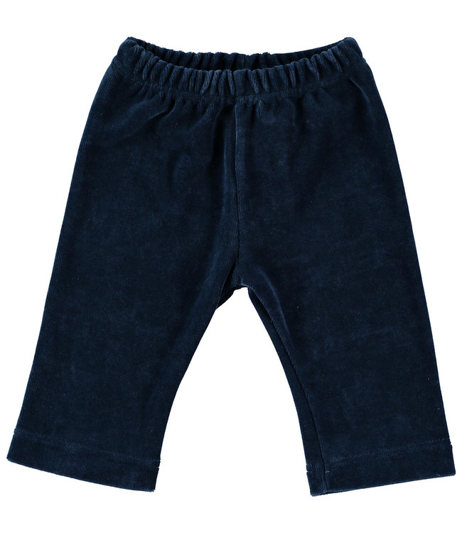Baby trousers velour dark blue 50-56