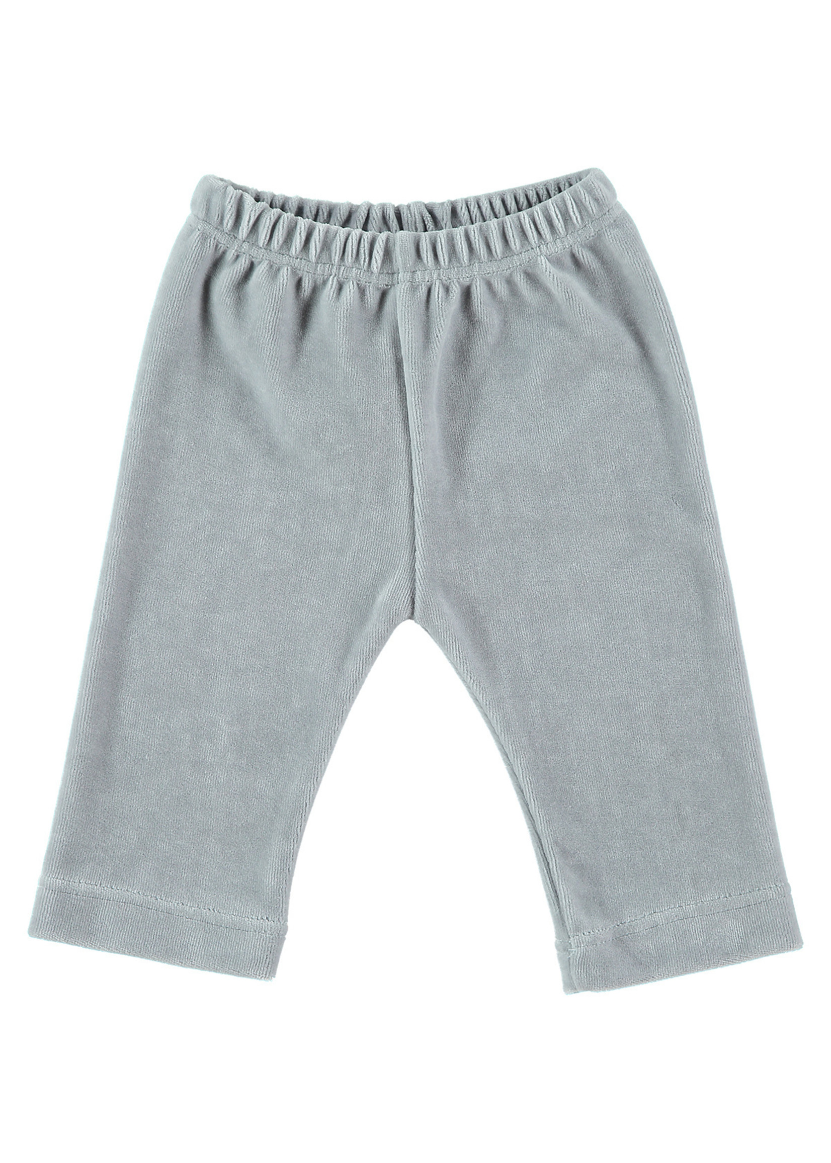Limo basics Baby trousers velour grey 50-56