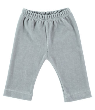 Limo basics Baby trousers velour grey 50-56, 62-68, 74-80