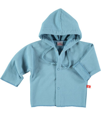 Limo basics Baby vest bio sweatstof denim blauw 50-56, 62-68