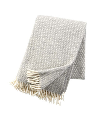 Klippan Plaid eco wool Knut grey 200x130 cm