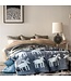 Blanket eco wool moose darkgrey-white Klippan 180x130cm