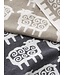 Plaid organic cotton sheep grey-white - 180x140 cm