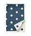 Klippan Cot blanket organic cotton Dots blue - 90 x 140 cm