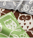 Crib blanket owl grey- eco wool Klippan