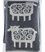 Blanket eco wool sheep grey 180x130cm