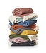 Plaid wol Velvet grijs en ecru 200x130 cm