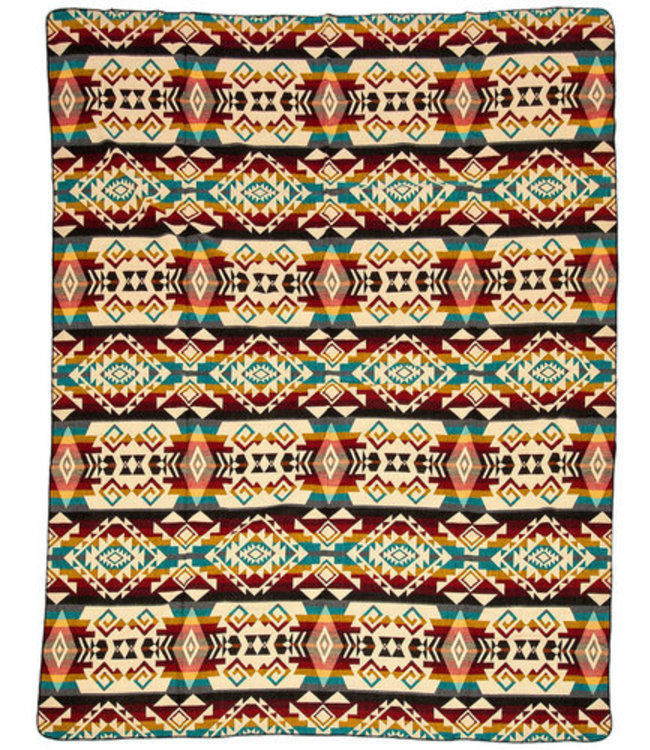 Plaid alpaca wool 190x225 cm - Chimborazo colour mix