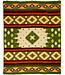 Ecuafina Plaid alpacawol 190x225cm - Quilotoa Groen