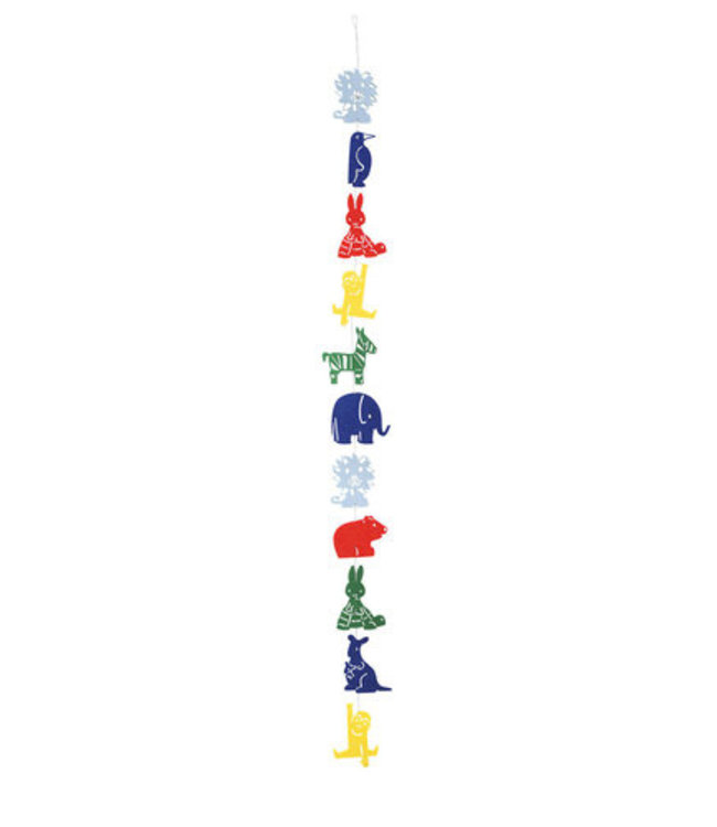 Felt hanger Miffy in the Zoo - 120 cm