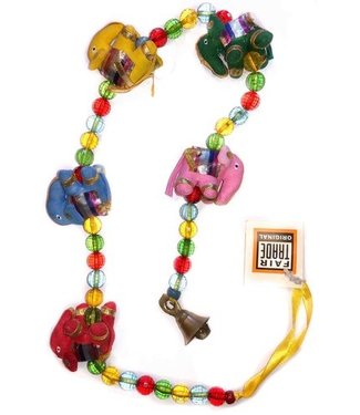 Fair Forward Hanger with 5 elephants 60cm