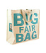 FairForward Shopper Big Fair Bag canvas blauw - 40x40cm