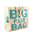 FairForward Shopper canvas - Big Fair Bag blue - 40x40cm