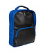 Rubber backpack H40xW30cm blue with black front