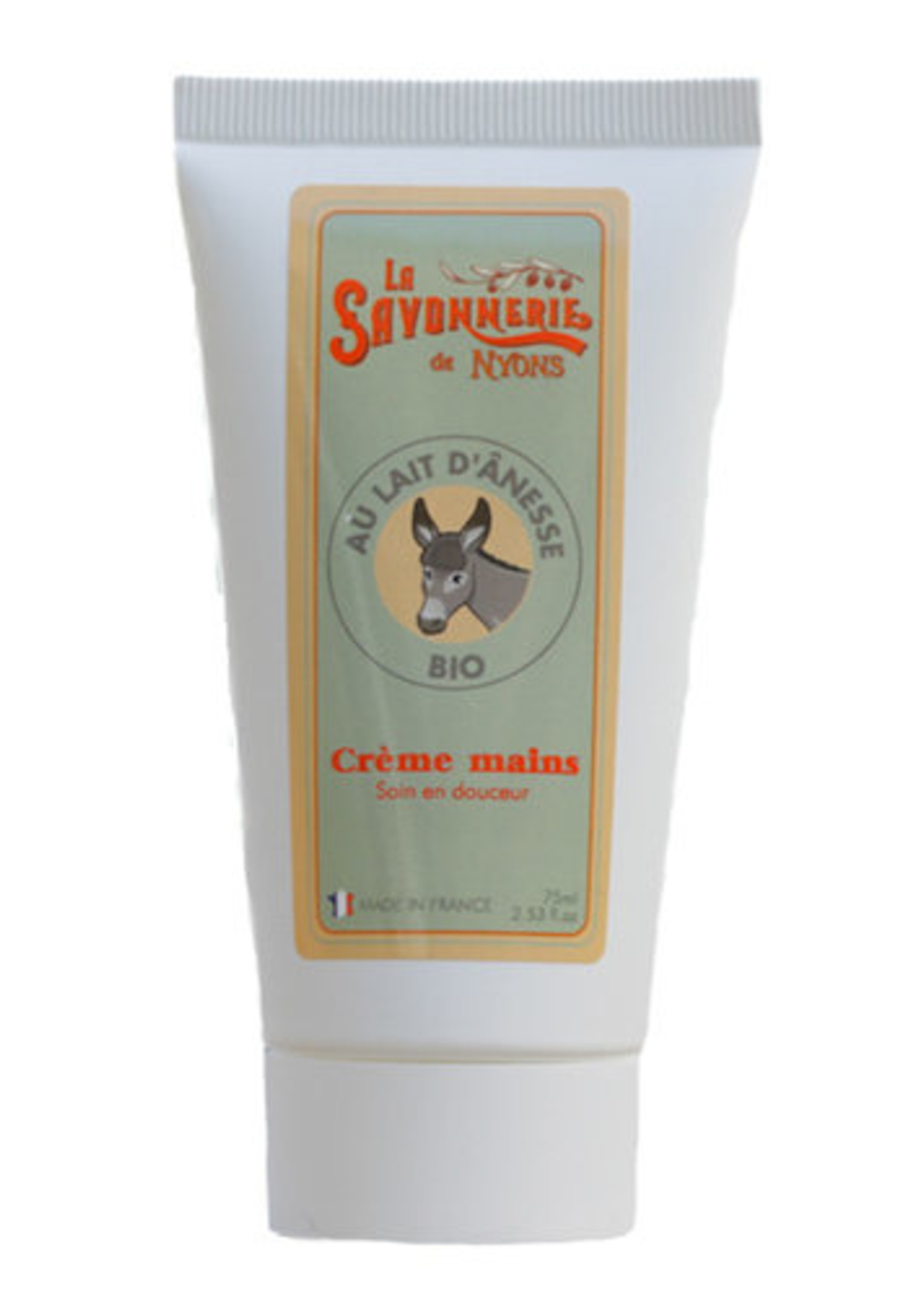 La Savonnerie de Nyons Organic hand cream with donkey milk 75ml