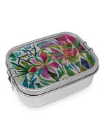 Lunchbox aluminium -bloemen
