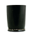 Tadé Penholder/ beaker black recycled rubber D7,5xH13cm