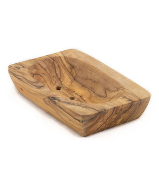 Twinning Company Soap holder olive wood 12 x 8 x 2,5 cm